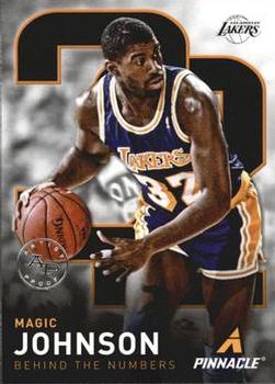 2013-14 Pinnacle - Behind the Numbers Artist's Proofs #19 Magic Johnson Front