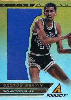 2013-14 Pinnacle - Clear Vision 1st Quarter #88 George Gervin Front