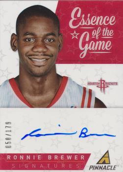 2013-14 Pinnacle - Essence of the Game Autographs #6 Ronnie Brewer Front