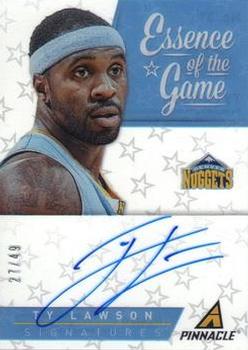 2013-14 Pinnacle - Essence of the Game Autographs #31 Ty Lawson Front