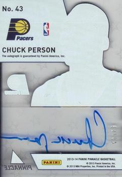 2013-14 Pinnacle - Essence of the Game Autographs #43 Chuck Person Back