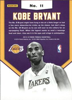 2013-14 Pinnacle - Jamfest #11 Kobe Bryant Back