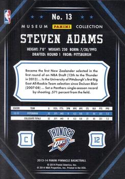 2013-14 Pinnacle - Museum Collection #13 Steven Adams Back