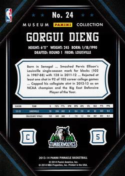 2013-14 Pinnacle - Museum Collection #24 Gorgui Dieng Back