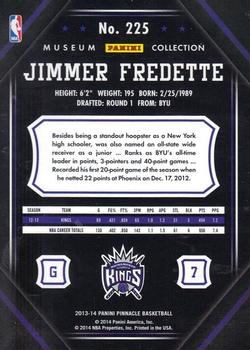 2013-14 Pinnacle - Museum Collection #225 Jimmer Fredette Back