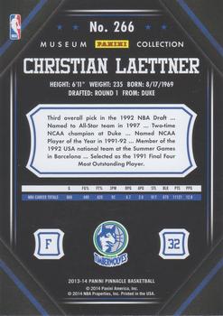2013-14 Pinnacle - Museum Collection #266 Christian Laettner Back