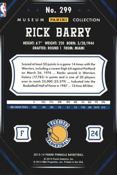 2013-14 Pinnacle - Museum Collection #299 Rick Barry Back