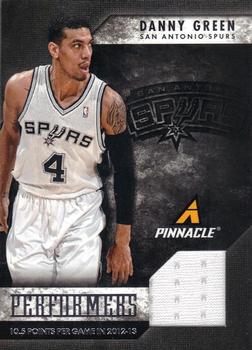 2013-14 Pinnacle - Performers Jerseys #38 Danny Green Front
