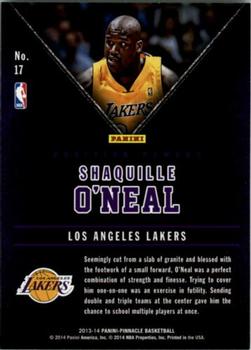 2013-14 Pinnacle - Position Powers #17 Shaquille O'Neal Back