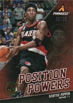 2013-14 Pinnacle - Position Powers Artist's Proofs Green #12 Scottie Pippen Front
