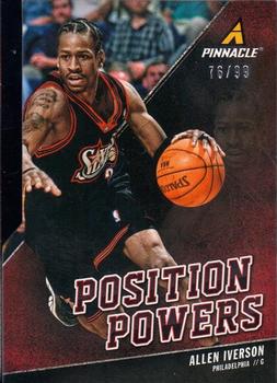 2013-14 Pinnacle - Position Powers Die Cuts #8 Allen Iverson Front