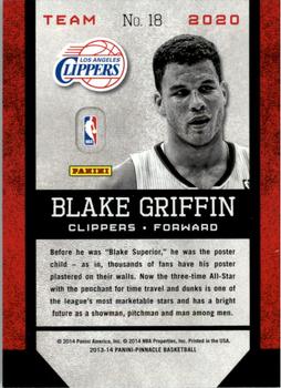 2013-14 Pinnacle - Team 2020 #18 Blake Griffin Back