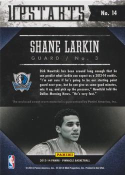 2013-14 Pinnacle - Upstarts Jerseys #14 Shane Larkin Back