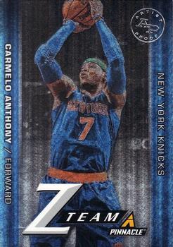 2013-14 Pinnacle - Z-Team Artist's Proofs #6 Carmelo Anthony Front
