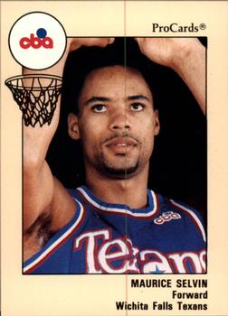 1989-90 ProCards CBA #17 Maurice Selvin Front