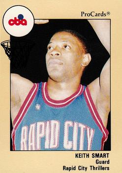 1989-90 ProCards CBA #29 Keith Smart Front