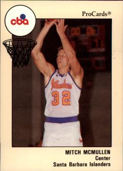 1989-90 ProCards CBA #125 Mitch McMullen Front