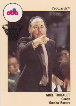 1989-90 ProCards CBA #206 Mike Thibault Front