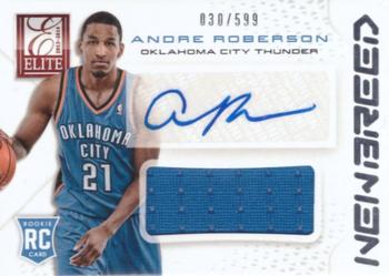 2013-14 Panini Elite - New Breed Autograph Jerseys #NB-AR Andre Roberson Front