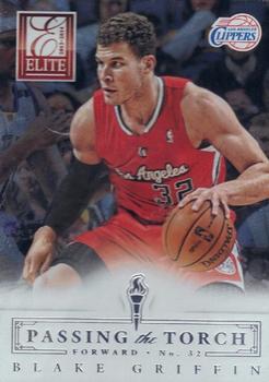 2013-14 Panini Elite - Passing The Torch #4 Blake Griffin / Bob McAdoo Front
