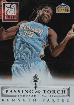 2013-14 Panini Elite - Passing The Torch #13 Dennis Rodman / Kenneth Faried Front