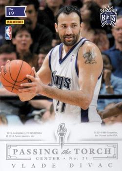 2013-14 Panini Elite - Passing The Torch #19 DeMarcus Cousins / Vlade Divac Back