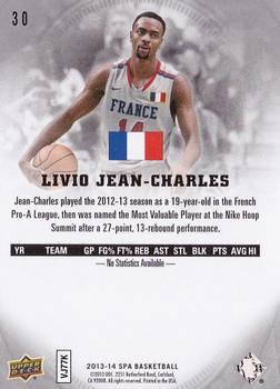2013-14 SP Authentic #30 Livio Jean-Charles Back