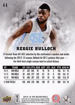 2013-14 SP Authentic #44 Reggie Bullock Back