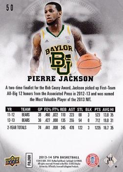 2013-14 SP Authentic #50 Pierre Jackson Back