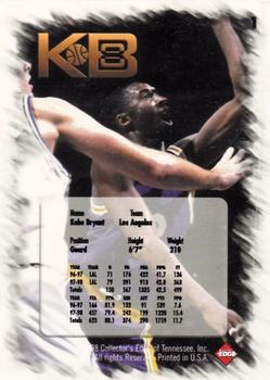 1998 Collector's Edge Impulse - KB8 Alternate #1 Kobe Bryant Back