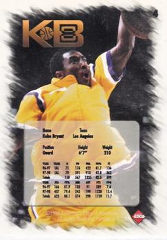 1998 Collector's Edge Impulse - KB8 Alternate #4 Kobe Bryant Back