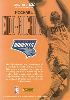 2012-13 Panini Select - In-Flight Selections #22 Michael Kidd-Gilchrist Back