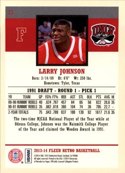 2013-14 Fleer Retro #23 Larry Johnson Back