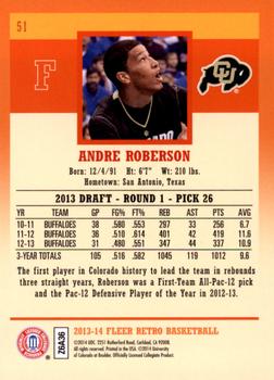 2013-14 Fleer Retro #51 Andre Roberson Back