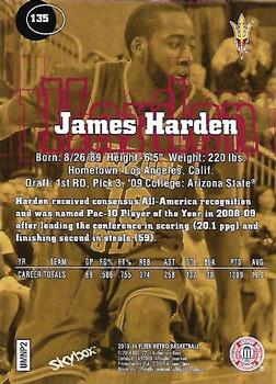 2013-14 Fleer Retro #135 James Harden Back