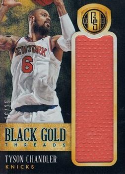 2013-14 Panini Gold Standard - Black Gold Threads #44 Tyson Chandler Front
