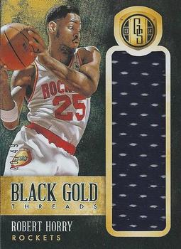 2013-14 Panini Gold Standard - Black Gold Threads #63 Robert Horry Front