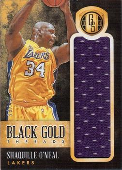 2013-14 Panini Gold Standard - Black Gold Threads #78 Shaquille O'Neal Front