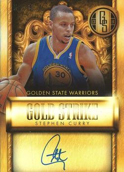 2013-14 Panini Gold Standard - Gold Strike Signatures #4 Stephen Curry Front