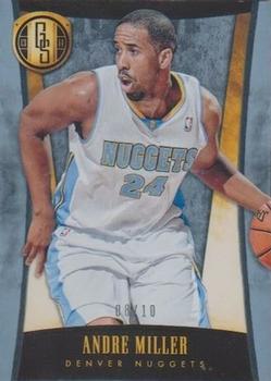 2013-14 Panini Gold Standard - Platinum #204a Andre Miller Front