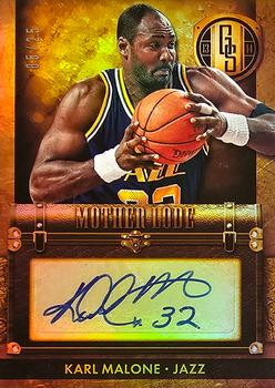 2013-14 Panini Gold Standard - Mother Lode Autographs #27 Karl Malone Front