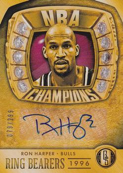 2013-14 Panini Gold Standard - Ring Bearers Autographs #20 Ron Harper Front