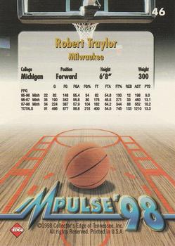 1998 Collector's Edge Impulse #46 Robert Traylor Back