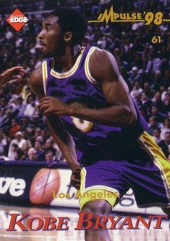 1998 Collector's Edge Impulse #61 Corey Benjamin / Kobe Bryant Back