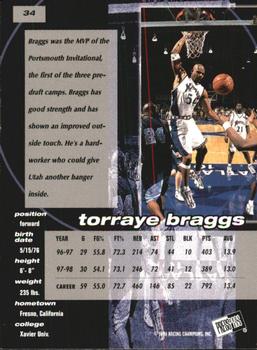 1998 Press Pass Double Threat #34 Torraye Braggs Back