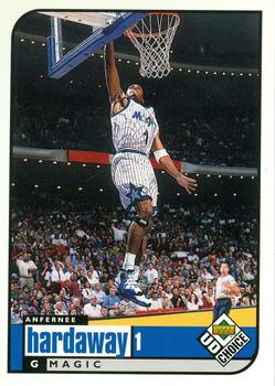 1998-99 UD Choice #100 Anfernee Hardaway Front