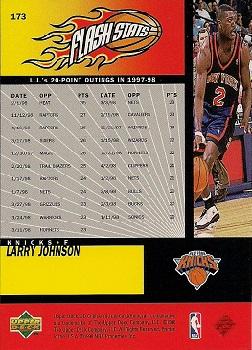 1998-99 UD Choice #173 Larry Johnson Back