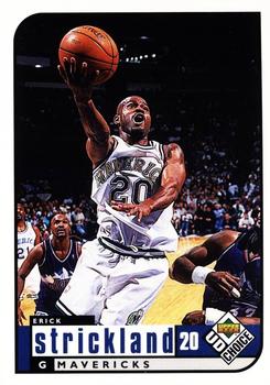 1998-99 UD Choice #30 Erick Strickland Front