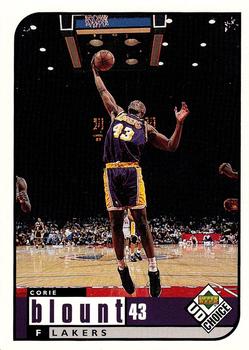 1998-99 UD Choice #67 Corie Blount Front