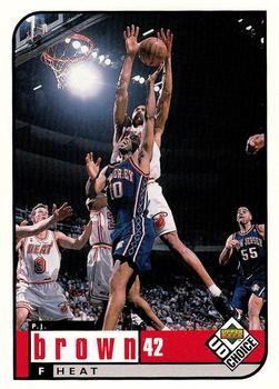 1998-99 UD Choice #73 P.J. Brown Front